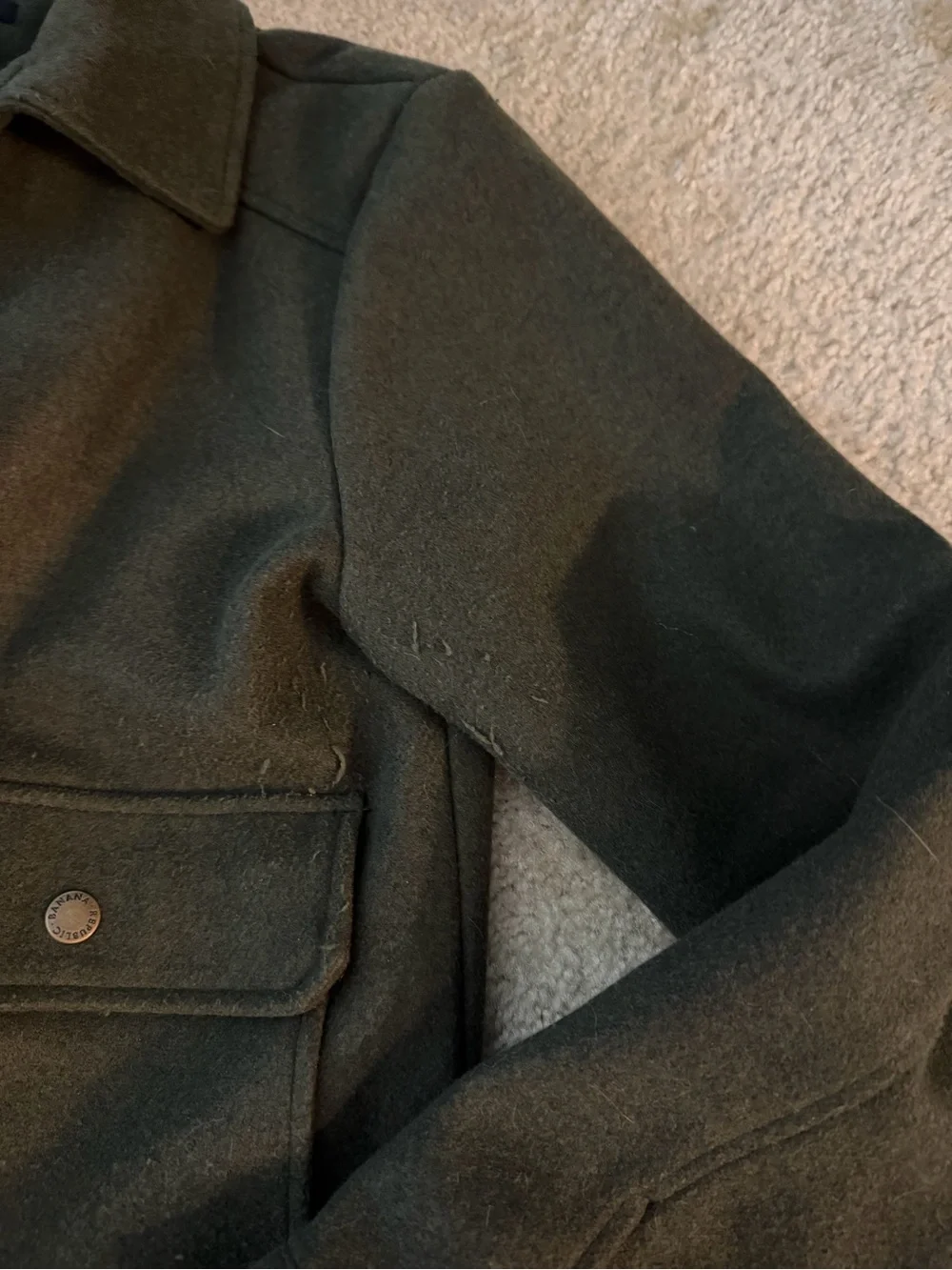 Banana republic green jacket